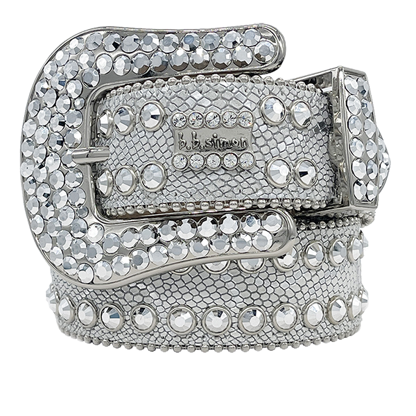 B.B. Simon Darband Chrome Snake Belt