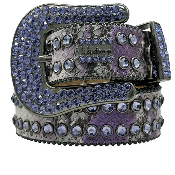B.B. Simon Darband Tanzanit Snakeskin Belt