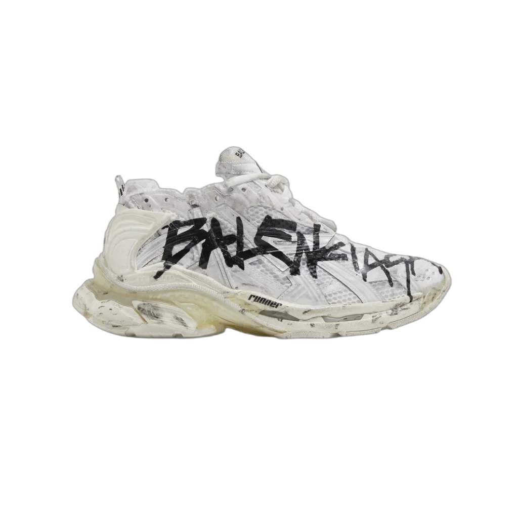 Balenciaga Runner Sneaker 'Graffiti - White Black'