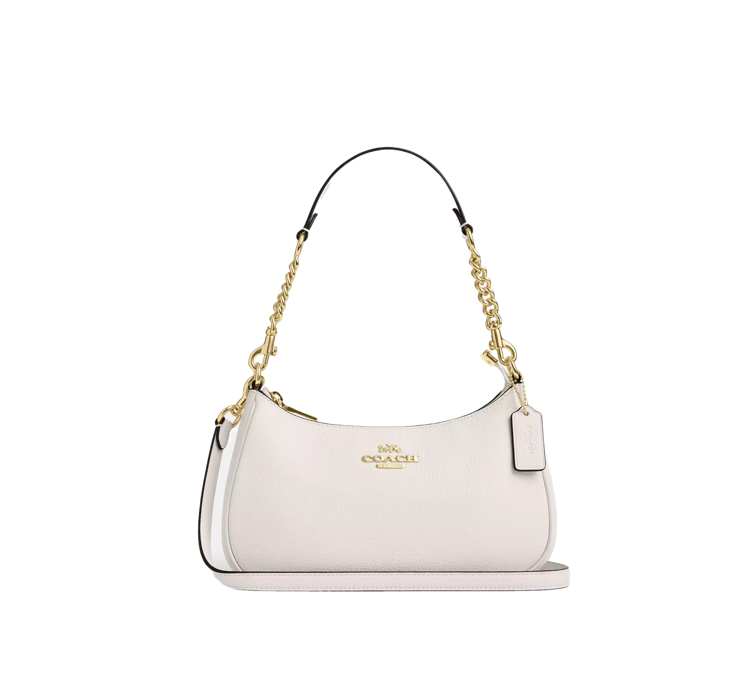 COACH Teri Shoulder Bag Gold Chalk