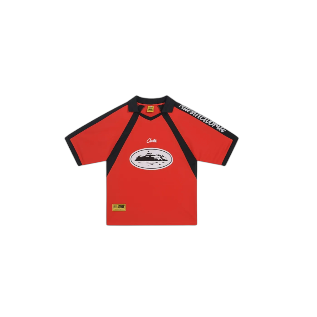 Corteiz Alcatraz Football Jersey Red