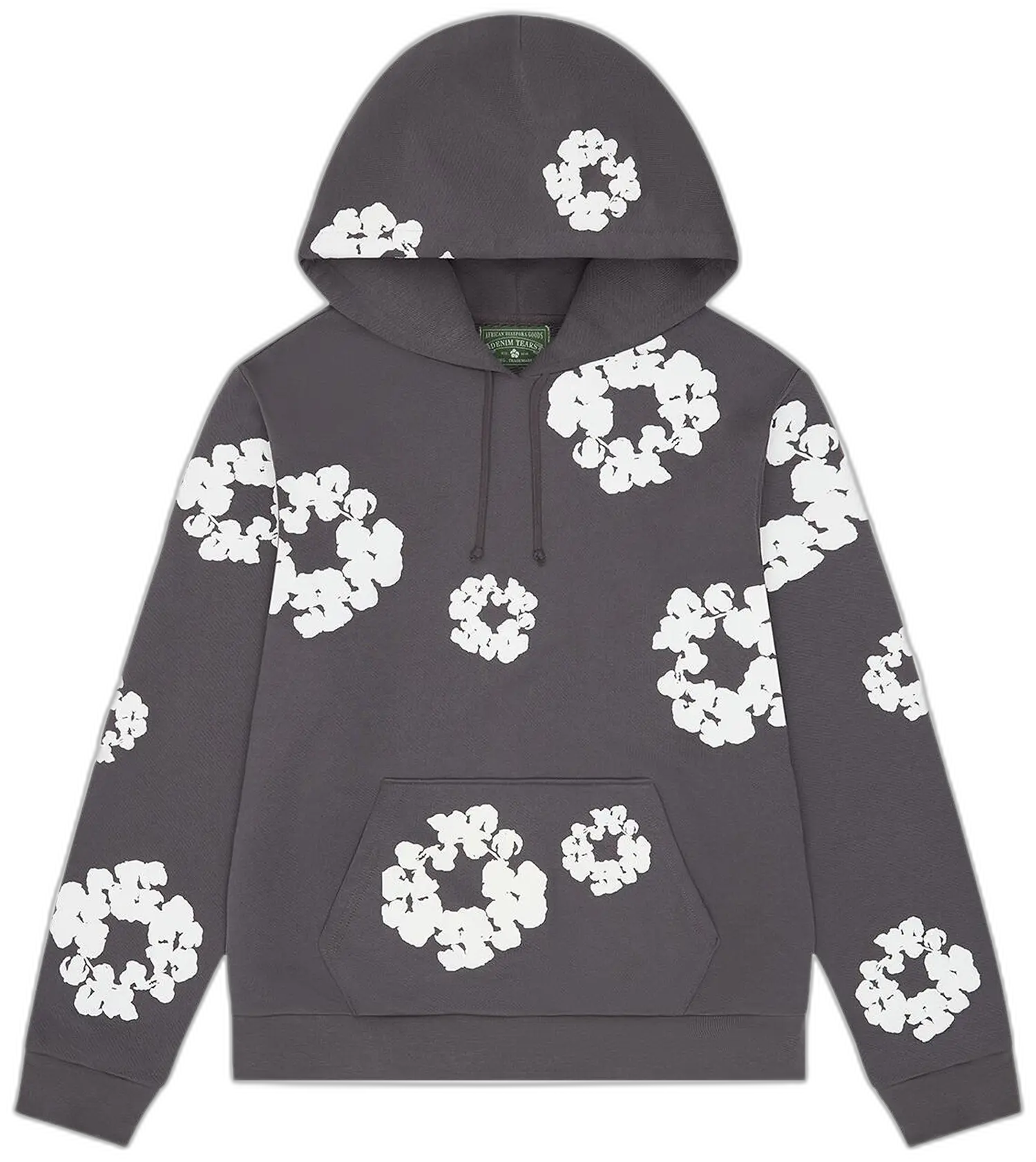 Denim Tears Cotton Wreath Hoodie 'Charcoal'