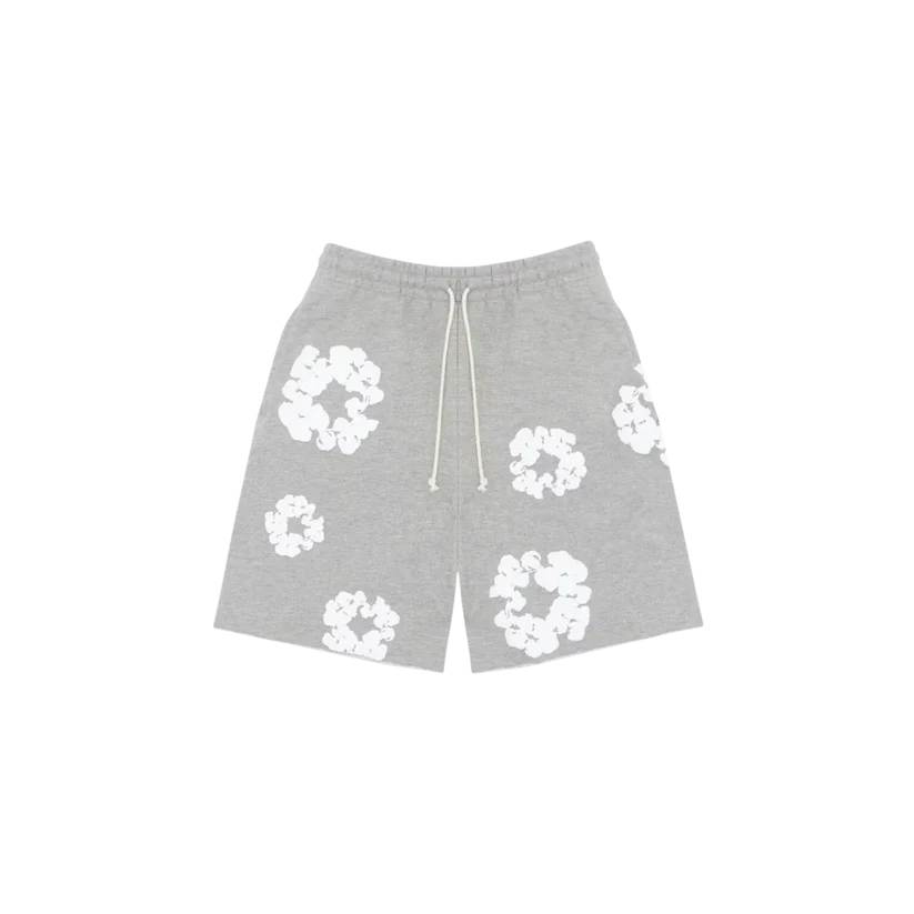 Denim Tears The Cotton Wreath Shorts Grey