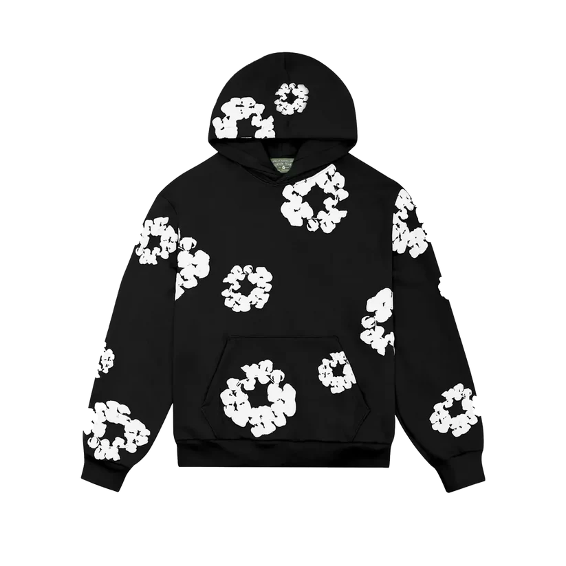 Denim Tears The Cotton Wreath Sweatshirt Black White