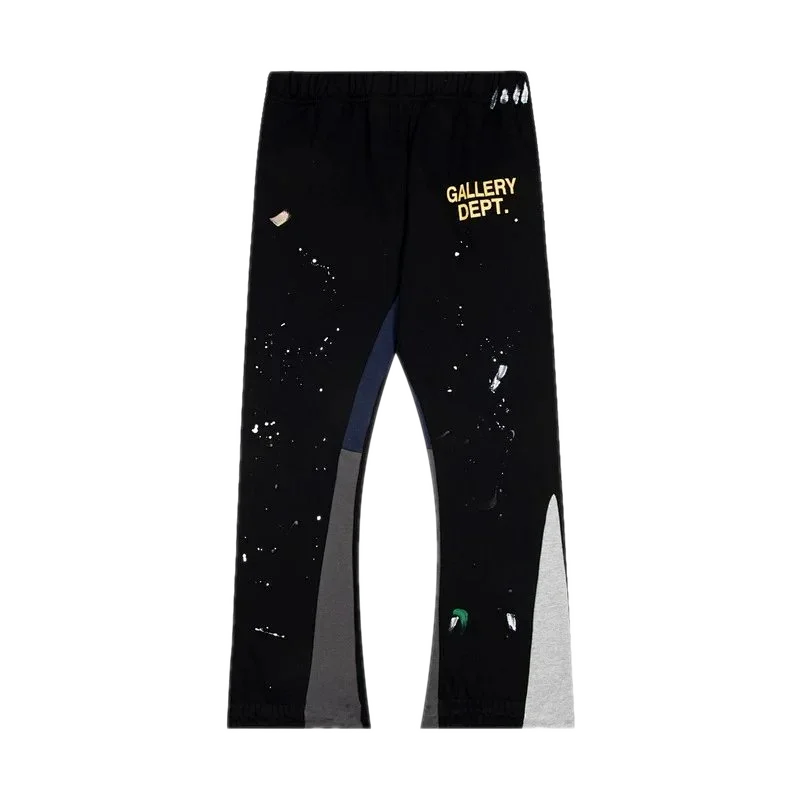 Gallery Dept Painted Flare Sweatpants Black