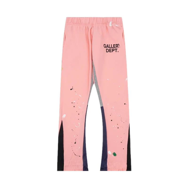 Gallery Dept Painted Flare Sweatpants Pink
