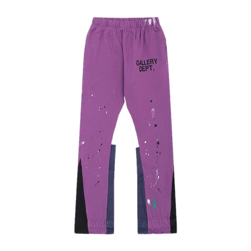 Gallery Dept Painted Flare Sweatpants Purple