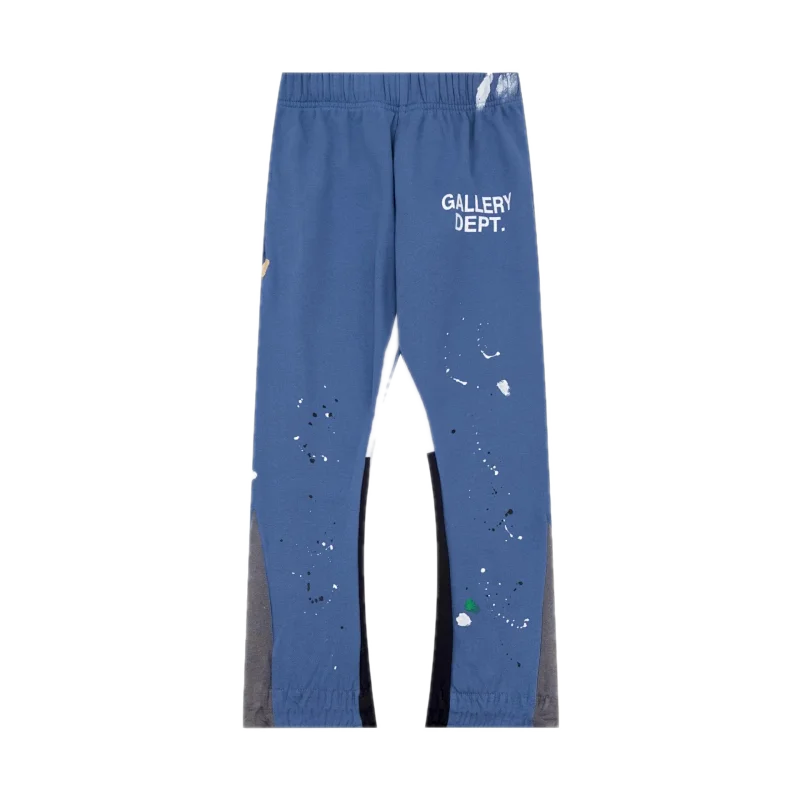 Gallery Dept Painted Flare Sweatpants Slate Blue