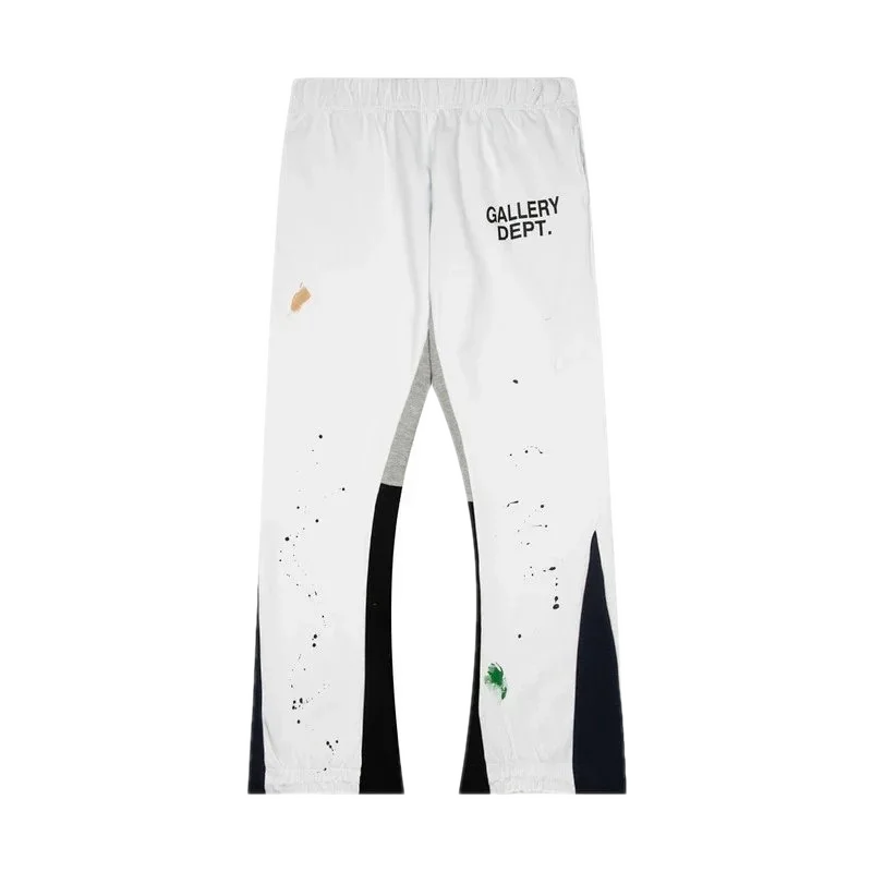 Gallery Dept Painted Flare Sweatpants White