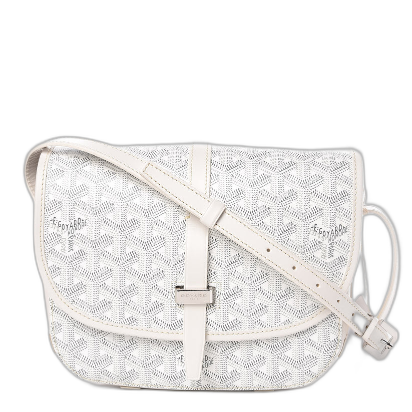 Goyard Belvedere PM Bag White