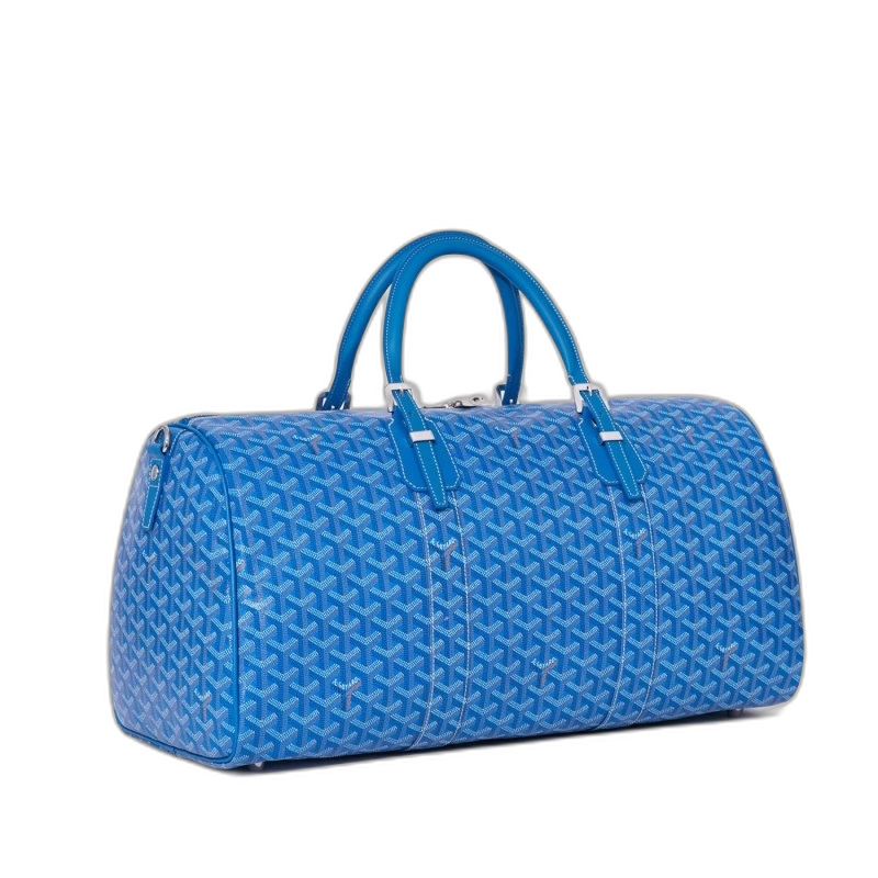 Goyard Boston 50 Bag Blue