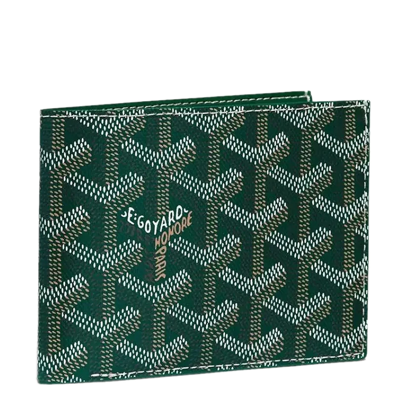 Goyard Saint-Florentin Green Tan Wallet