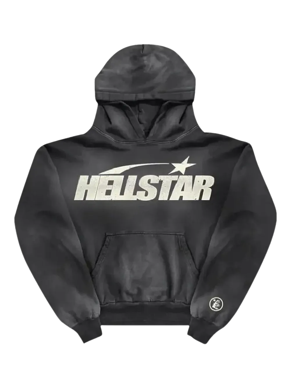 HELLSTAR Uniform logo print hoodie Grey