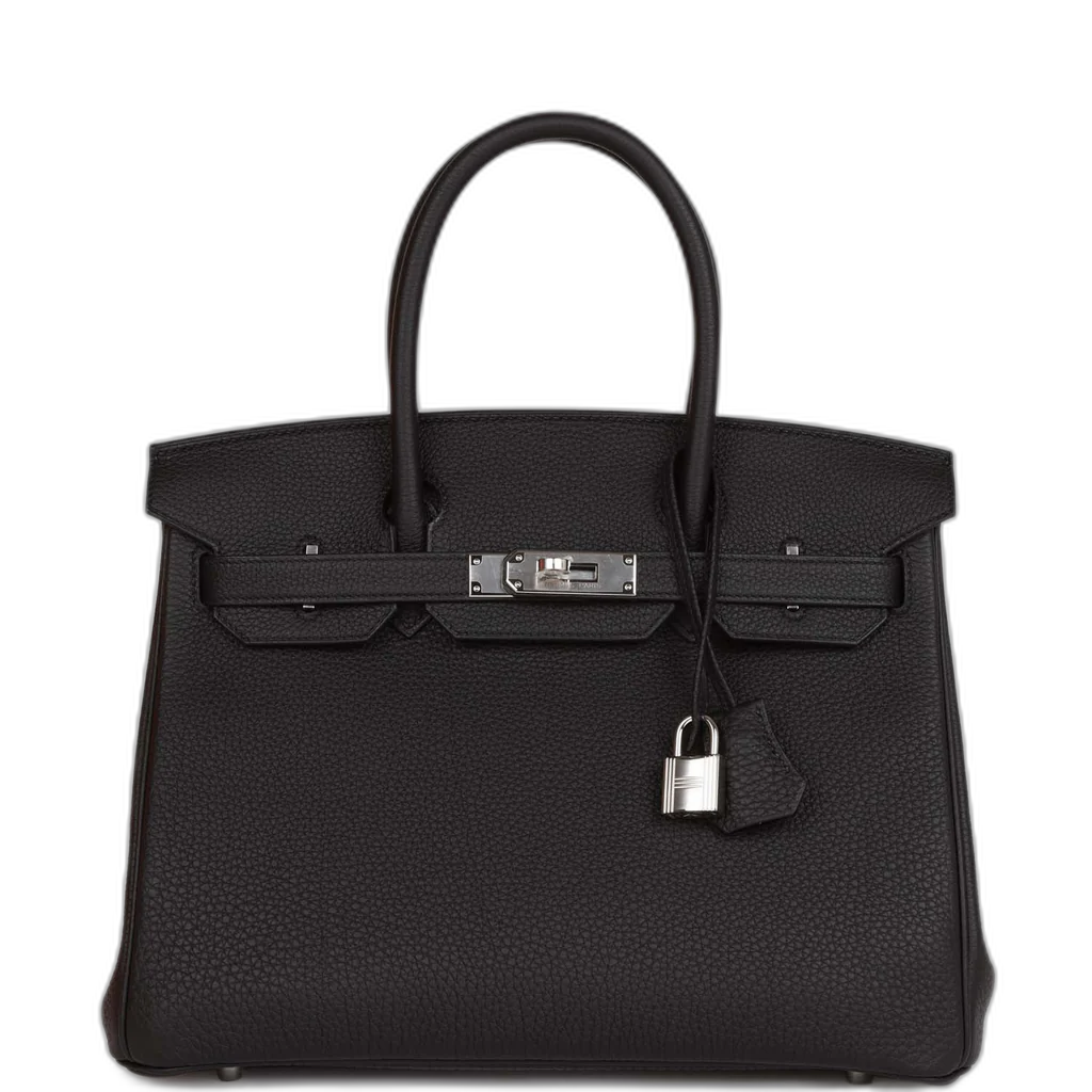 Hermès Birkin 30 Togo Noir Palladium Hardware