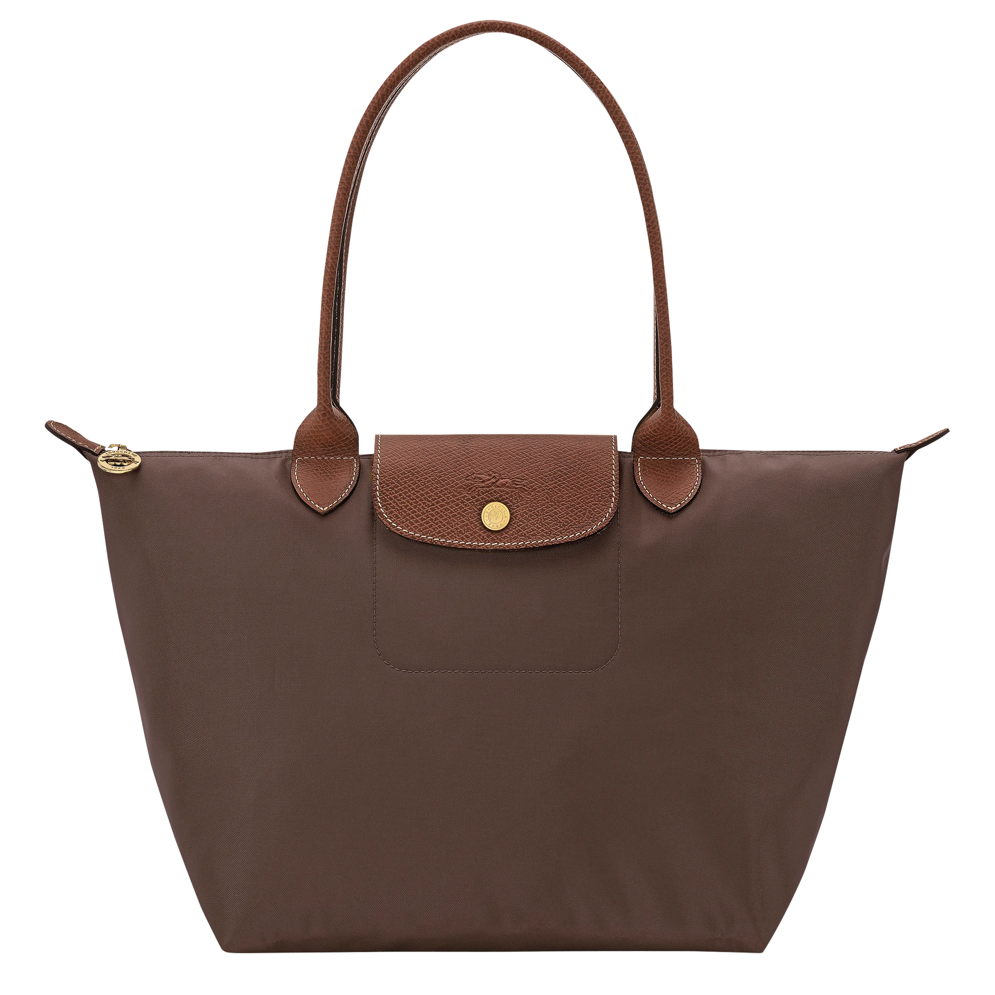 Longchamp Mocha Recycled canvas