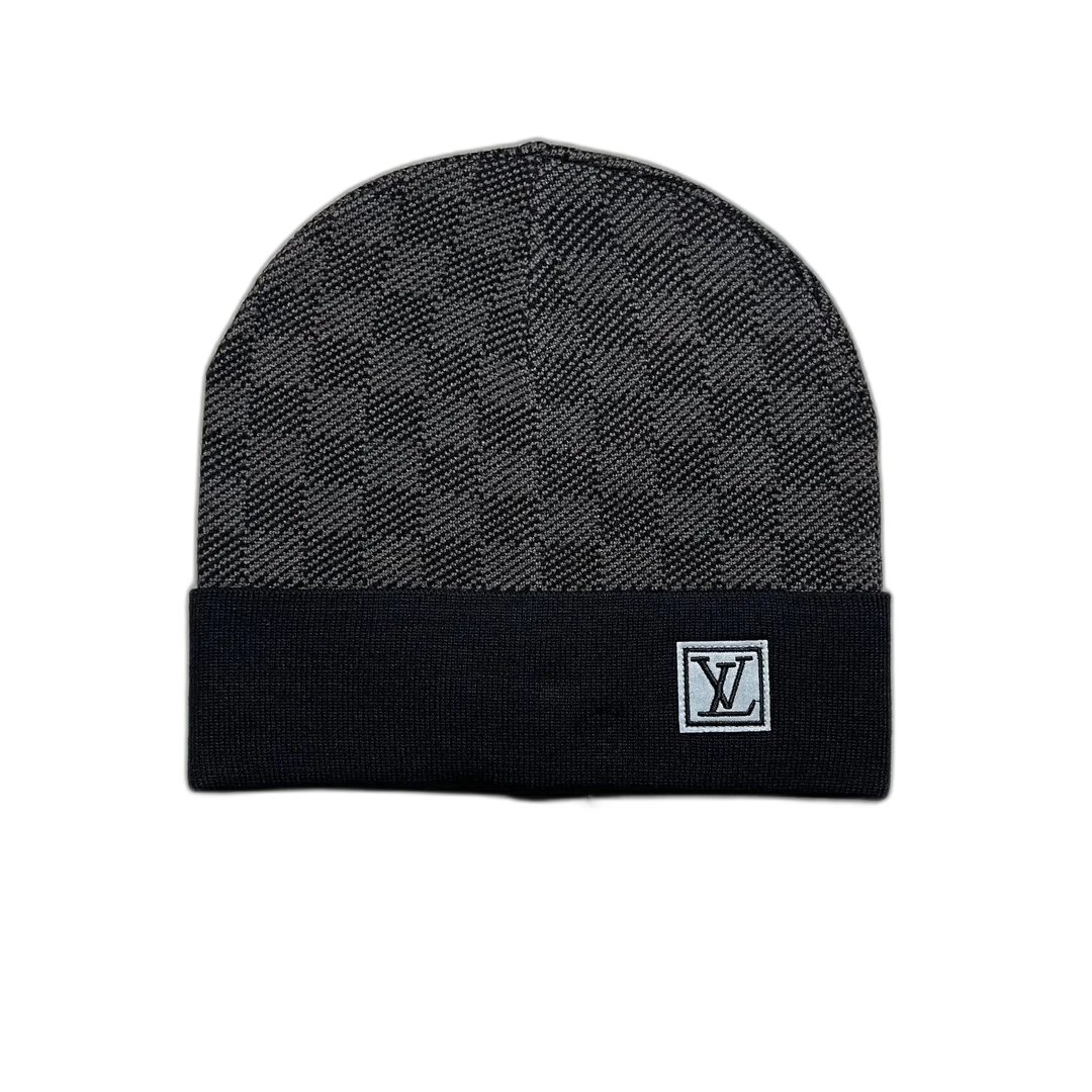 Louis Vuitton Beanie Hat Dark Grey Ancient Model