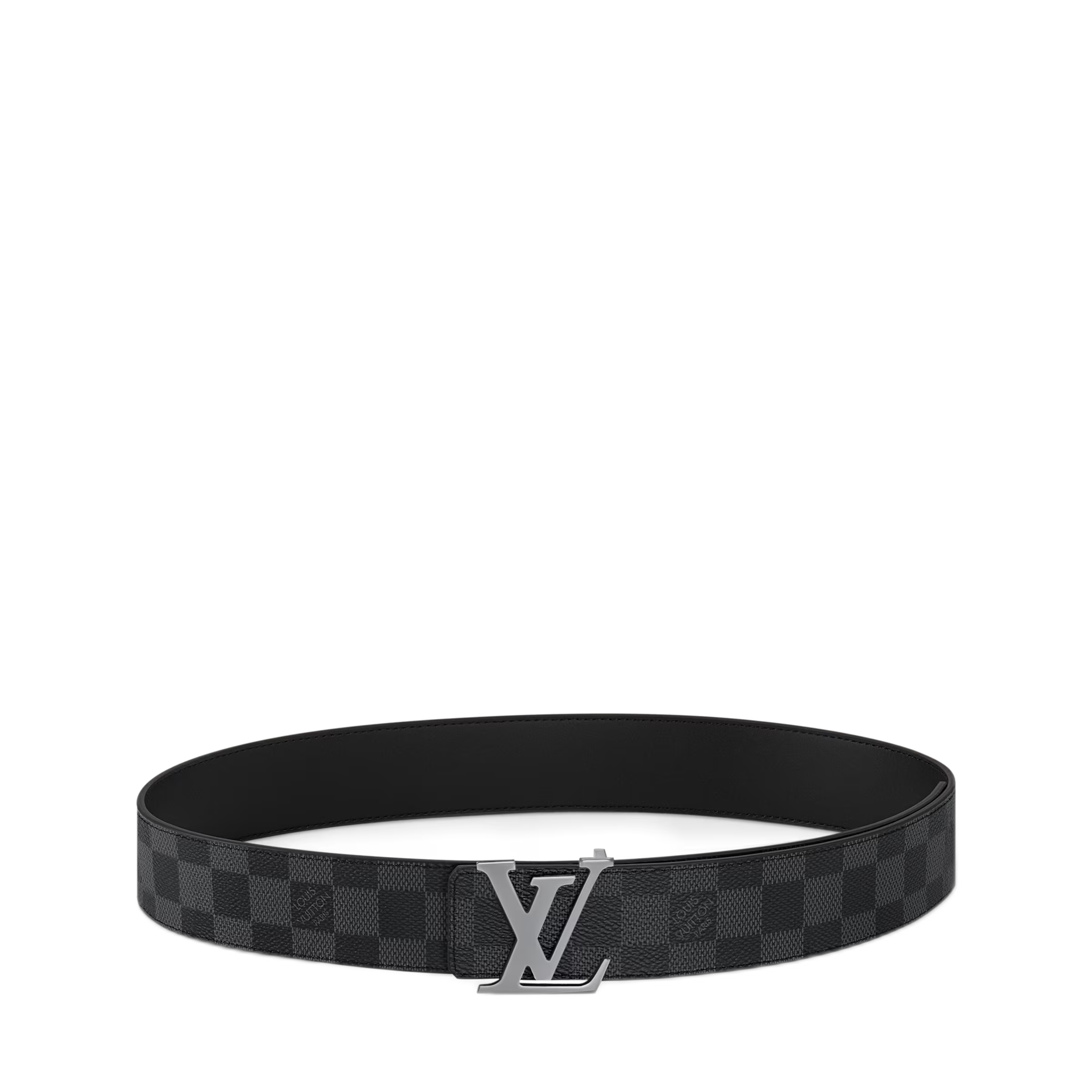 Louis Vuitton Initials Black Belt M0213U