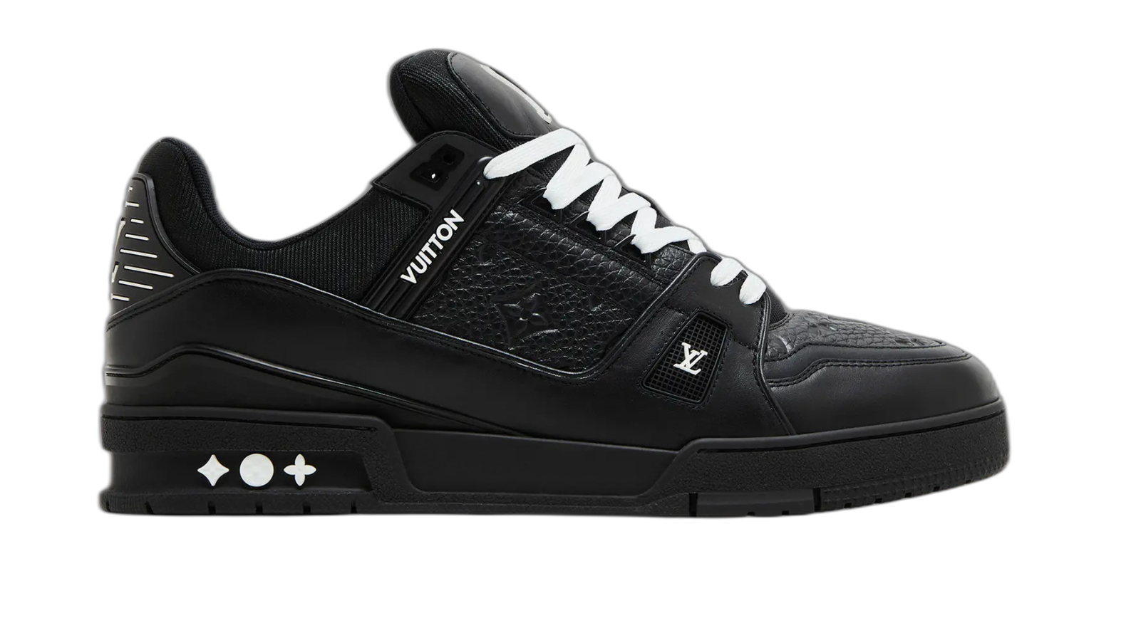 Louis Vuitton Trainer 'Embossed Monogram - Black'