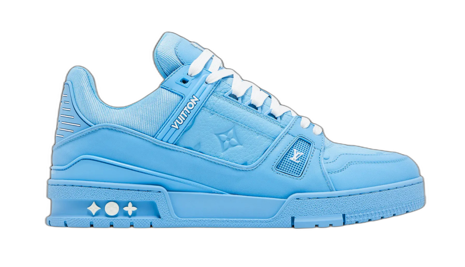 Louis Vuitton Trainer 'Embossed Monogram - Blue'