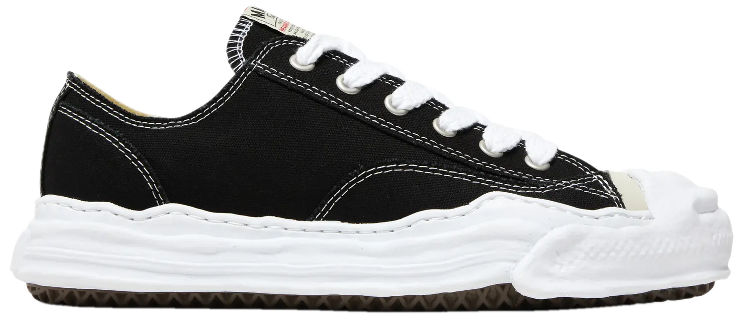 Maison Mihara Yasuhiro Hank OG Sole Canvas Low Black White