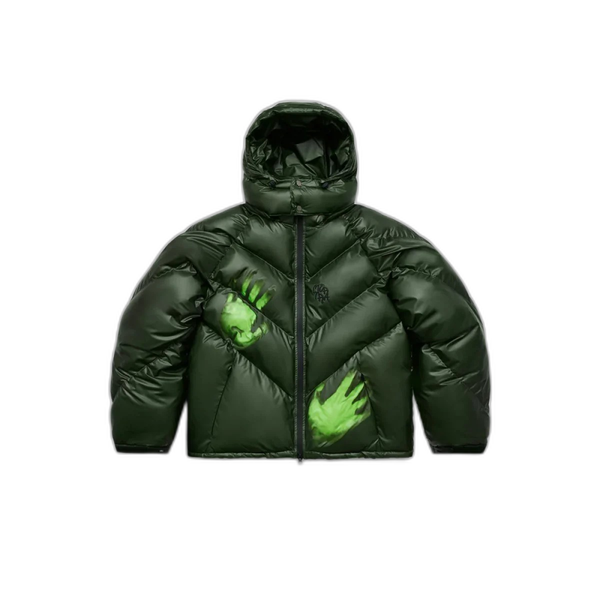 Mertra Heat Reactive Puffer Dark Green Jacket