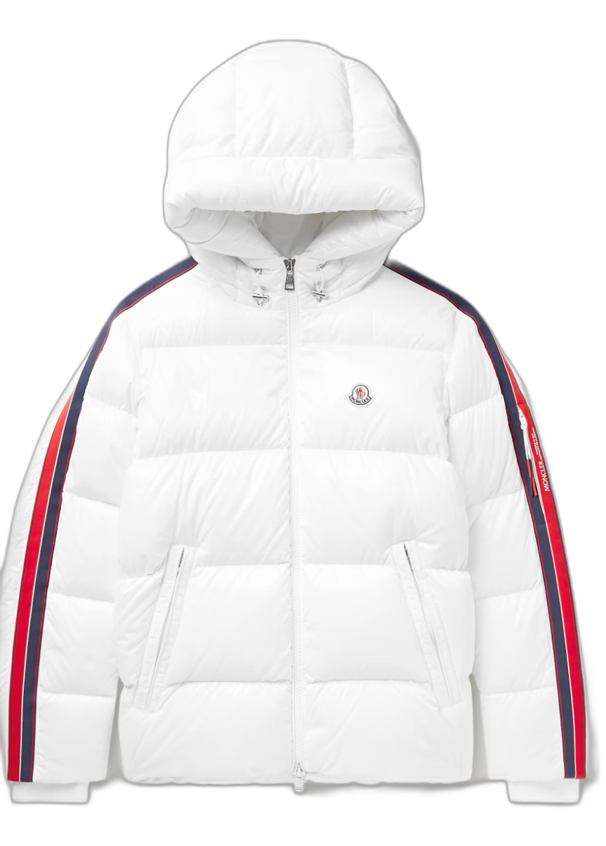 Moncler White Dincer Down Jacket