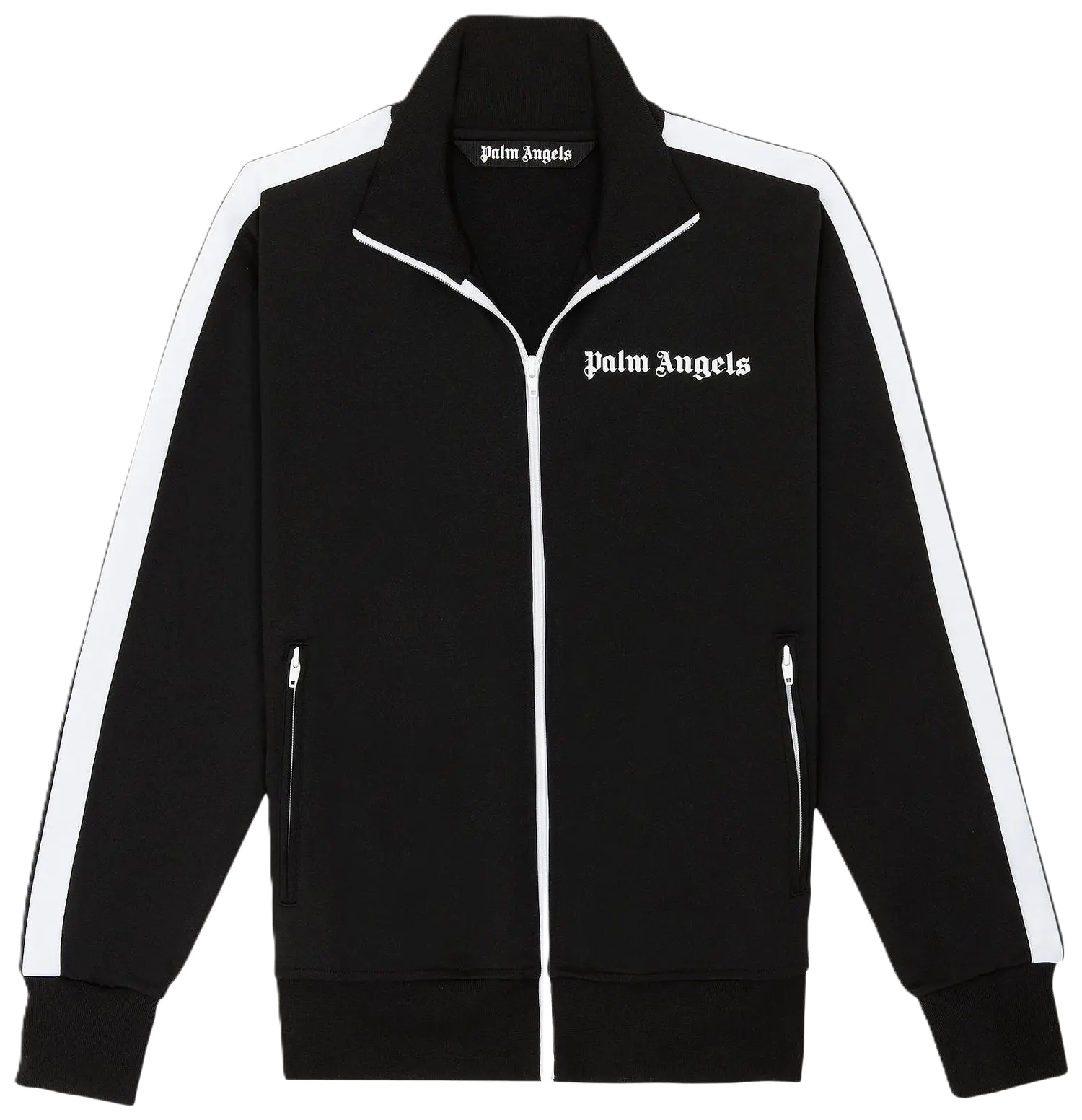 Palm Angels Classic Track Jacket Black White1