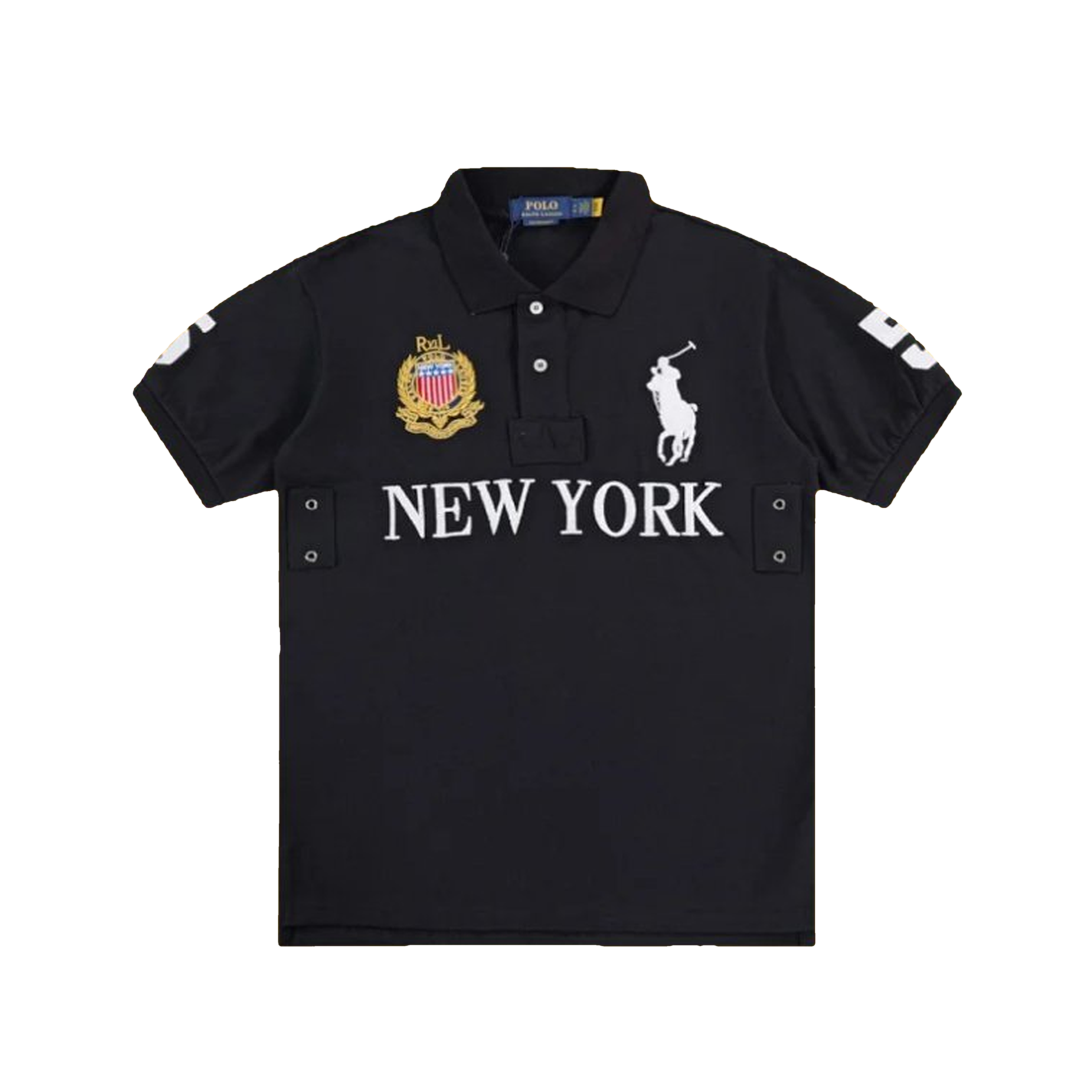 Polo Ralph Lauren Classic Fit Big Pony City Polo New York Black