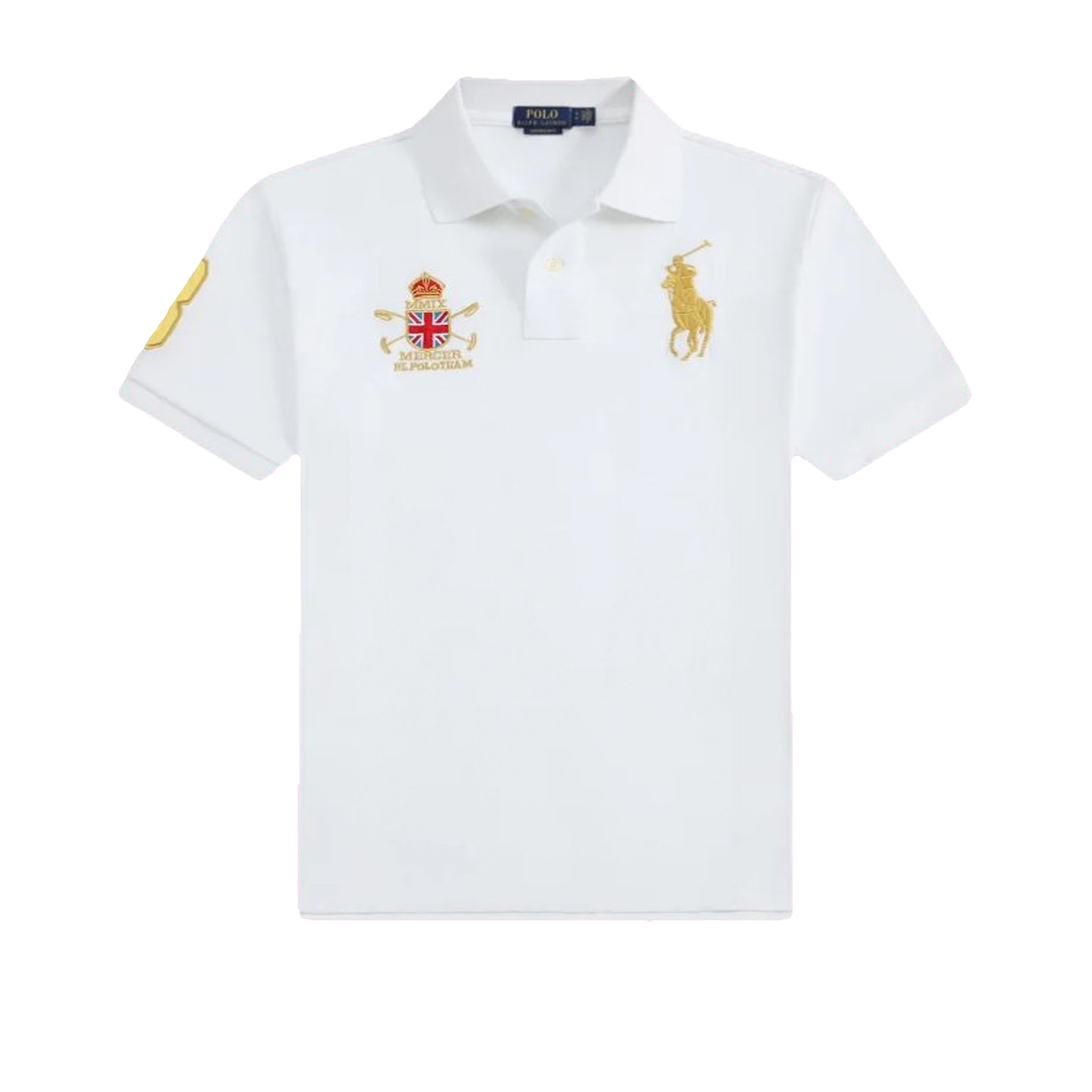 Polo Ralph Lauren Classic Fit Big Pony Mercer Polo Team White