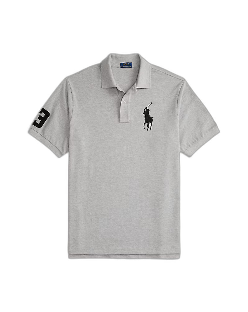 Polo Ralph Lauren Short-Sleeve Big Pony Mesh Polo 'Andover Heather'