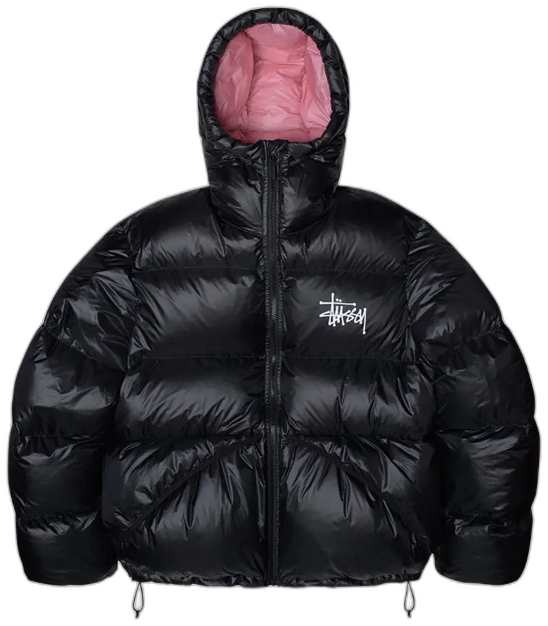 Stussy Down Parka Micro Ripstop Black