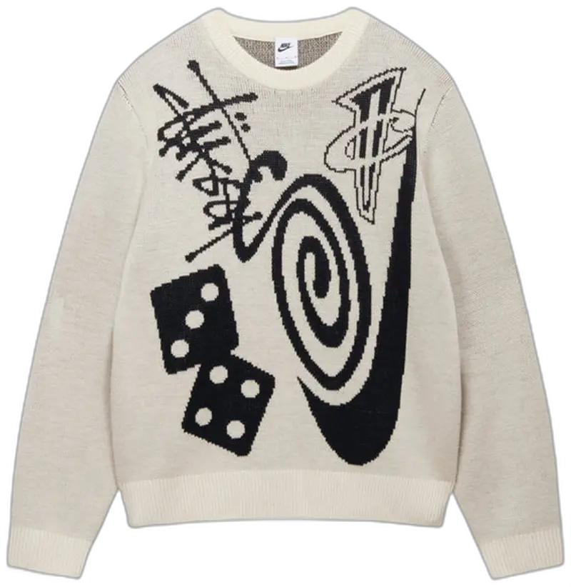Stussy x Nike Icon Knit Sweater Natural
