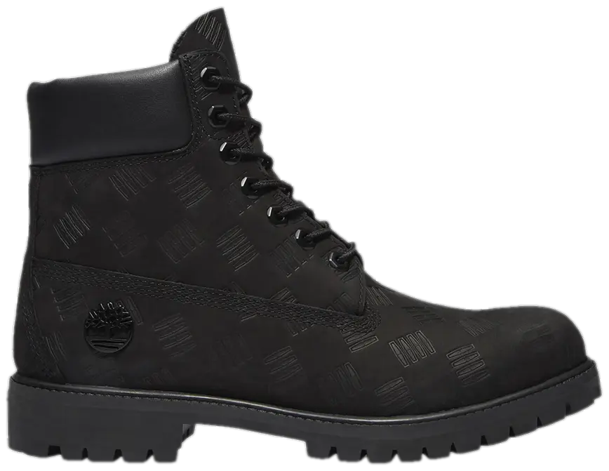Timberland 6 Inch Premium Waterproof Boot Debossed Black